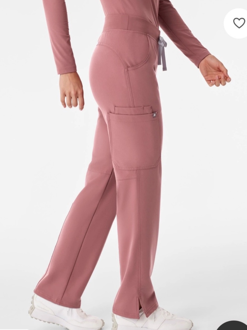 Figs Women’s Kade Scrub Pants in Mauve Size Small